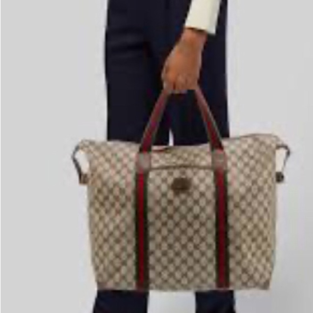 GUCCI UNISEX AUTHENTIC EUC GREATEST TRAVEL WEEKENDER TOTE